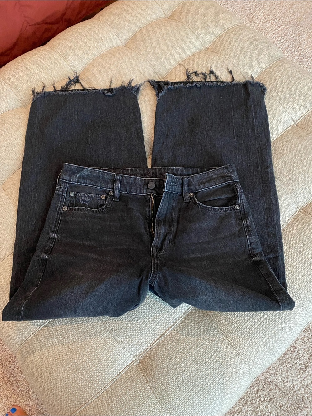 American Eagle Outfitters Black Straight Jeans - STRGD Label